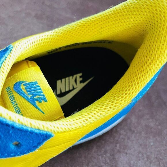 NEW NIKE id Internationalist Custom Colorway Sz 9 BLue Yellow Sample Promo - Picture 12 of 12